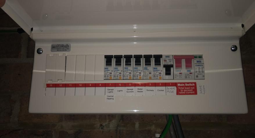 Fuse board / Consumer unit upgrade in Hampshire